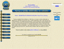 Tablet Screenshot of dhservis.cz